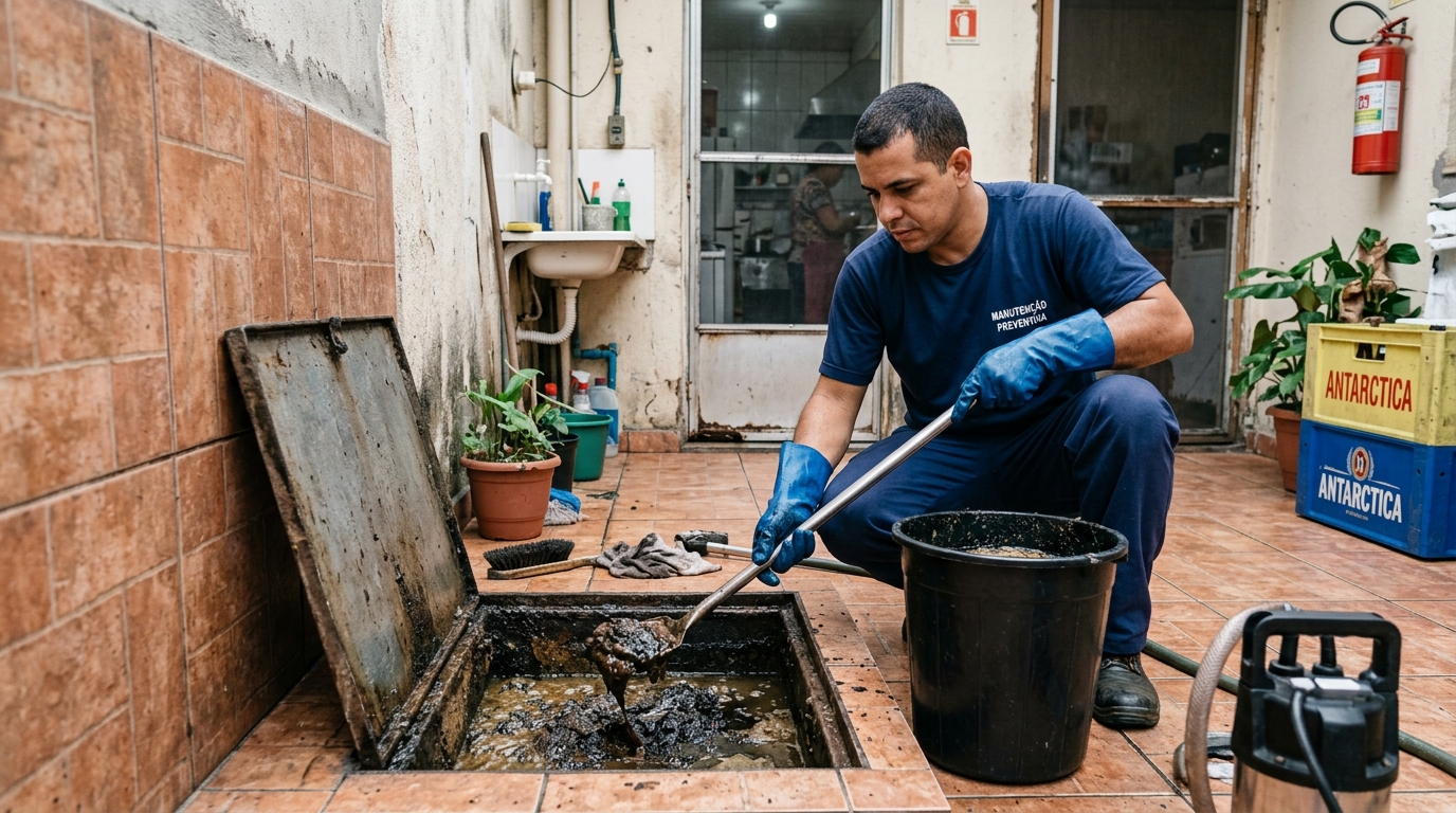 Limpeza de Caixa de Gordura perto de mim em Serra‑ES